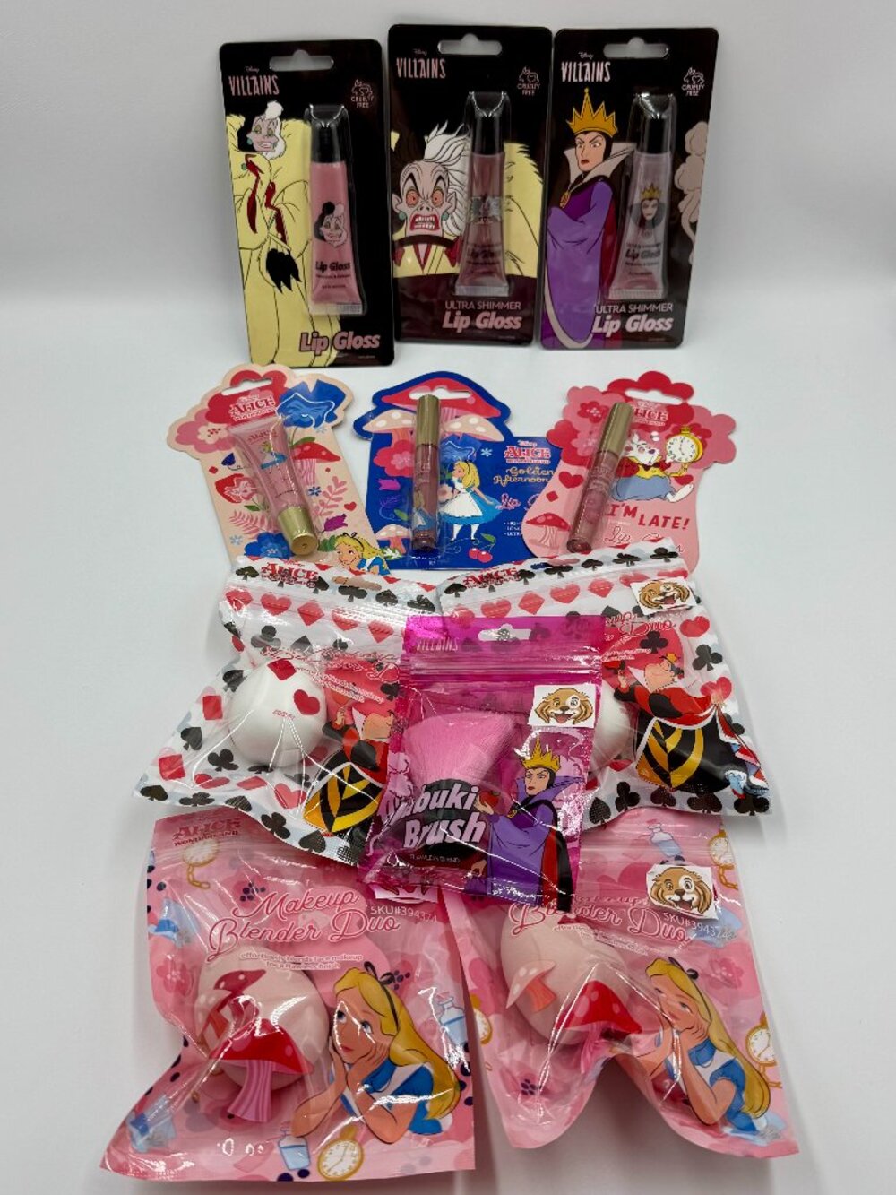 11 Disney Princess & Villans Mixed Makeup Bundle